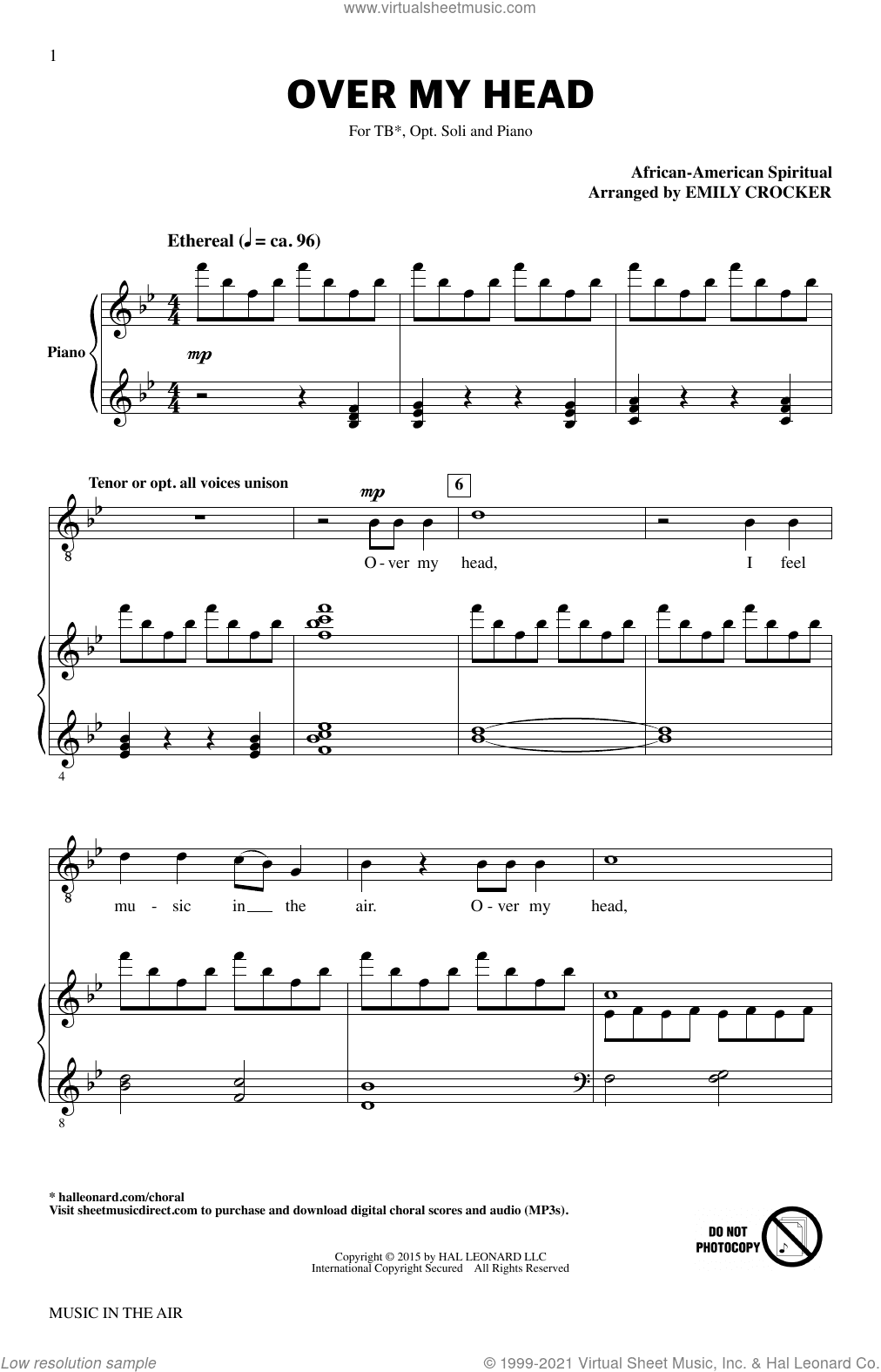 Over My Head (from Music In The Air)