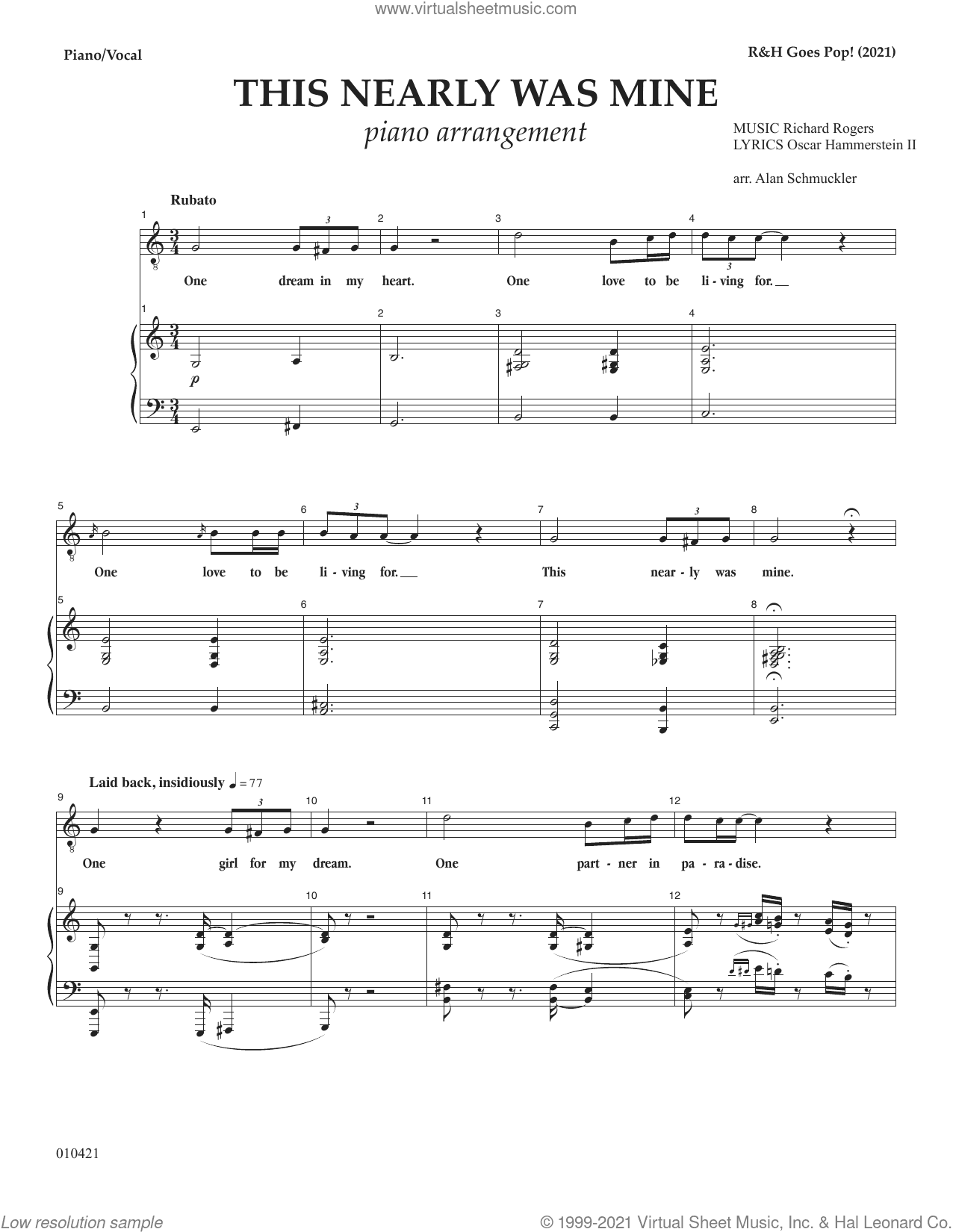 This Nearly Was Mine [R&H Goes Pop! version] (from South Pacific)