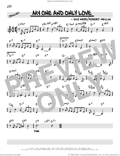 My One And Only Love [Reharmonized version] (arr. Jack Grassel)