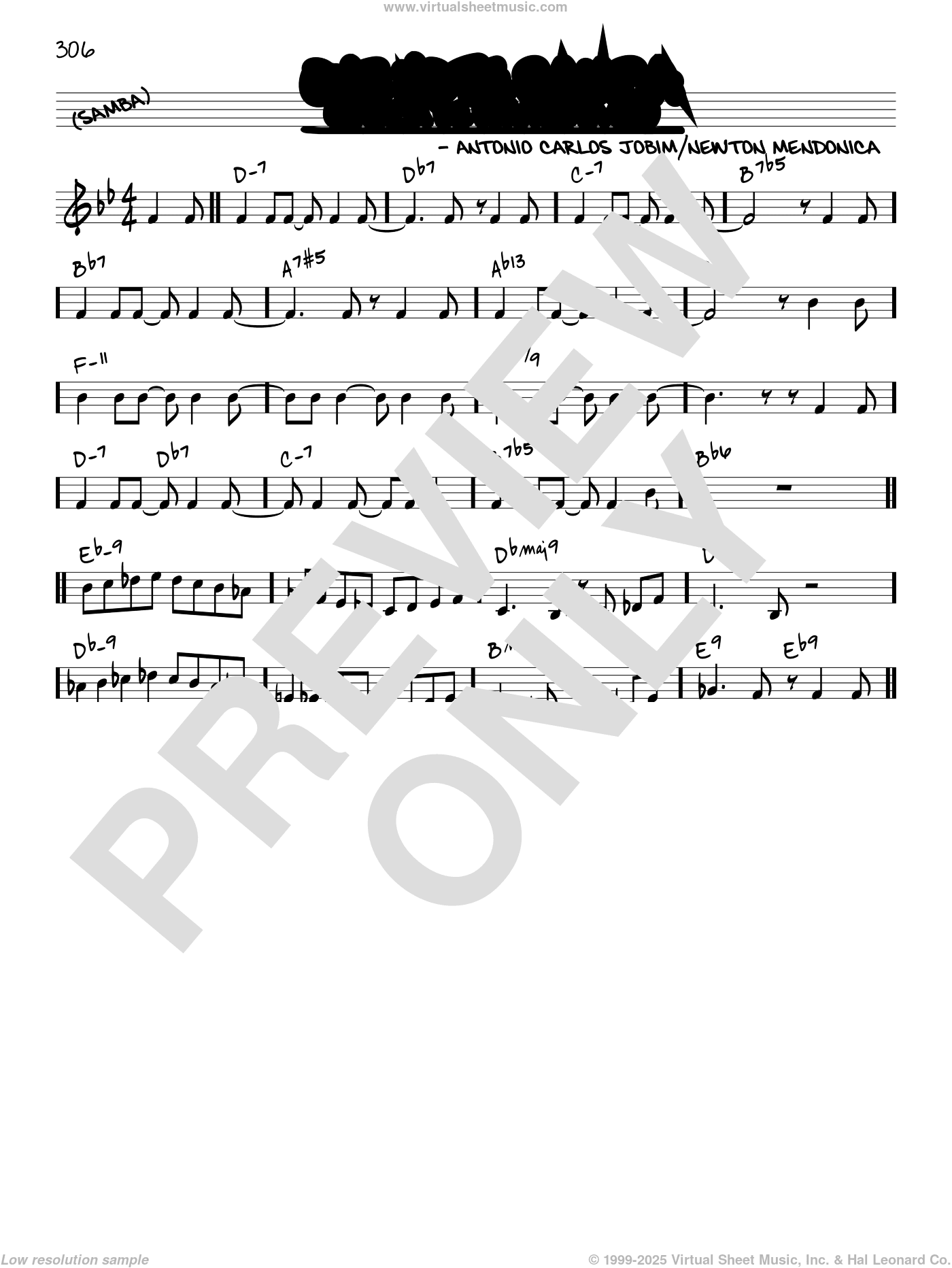 One Note Samba (Samba De Uma Nota So) [Reharmonized version] (arr. Jack Grassel)