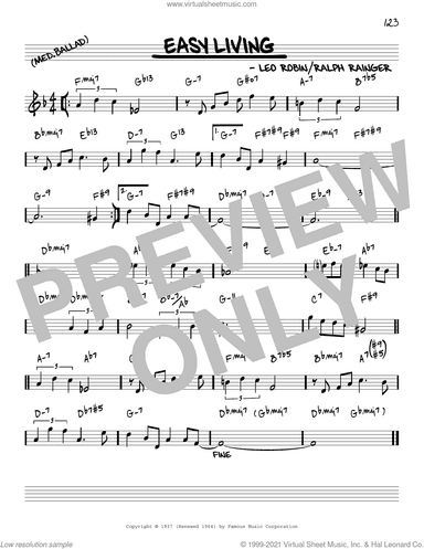 Easy Living [Reharmonized version] (arr. Jack Grassel)