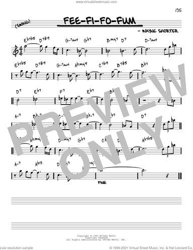 Fee-Fi-Fo-Fum [Reharmonized version] (arr. Jack Grassel)
