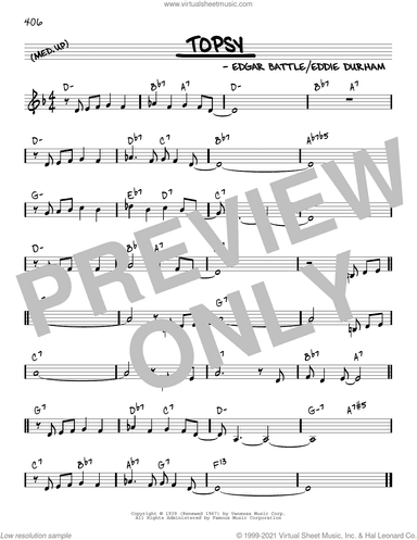 Topsy [Reharmonized version] (arr. Jack Grassel)
