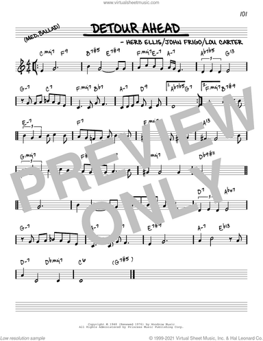 Detour Ahead [Reharmonized version] (arr. Jack Grassel)