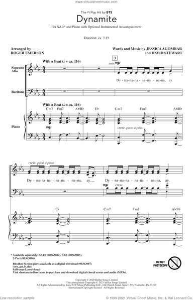 Dynamite (arr. Roger Emerson)