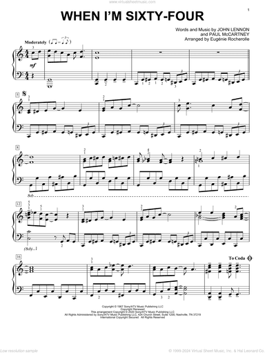 When I'm Sixty-Four [Boogie-woogie version] (arr. Eugenie Rocherolle)
