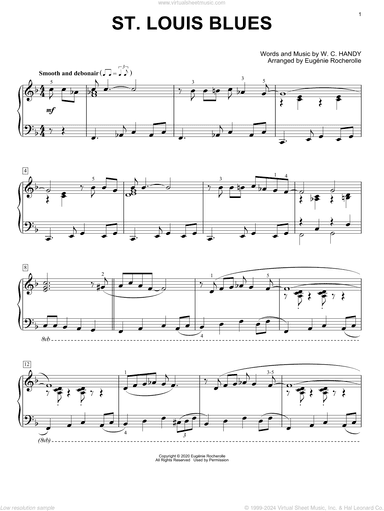 St. Louis Blues [Boogie-woogie version] (arr. Eugenie Rocherolle)