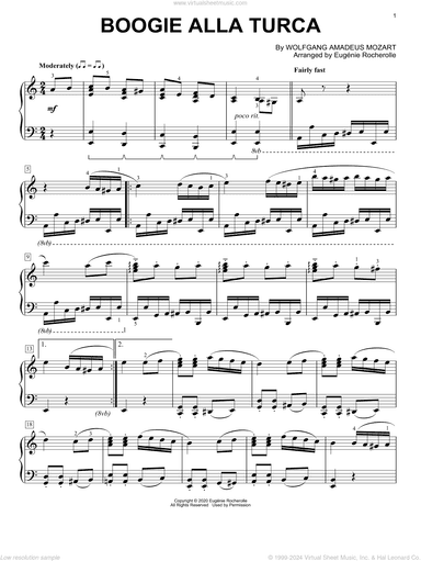 Boogie Alla Turca [Boogie-woogie version] (arr. Eugenie Rocherolle)