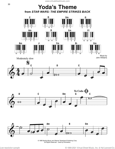 Yoda's Theme (from Star Wars: The Empire Strikes Back)