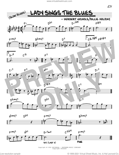Lady Sings The Blues [Reharmonized version] (arr. Jack Grassel)