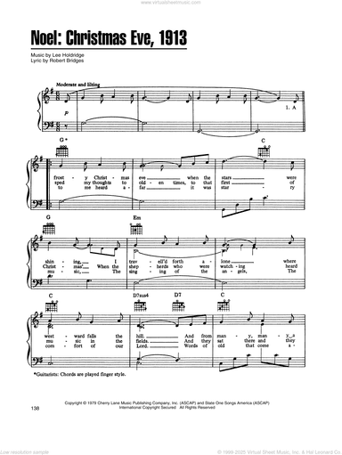 Noel: Christmas Eve, 1913 (from A Christmas Together)