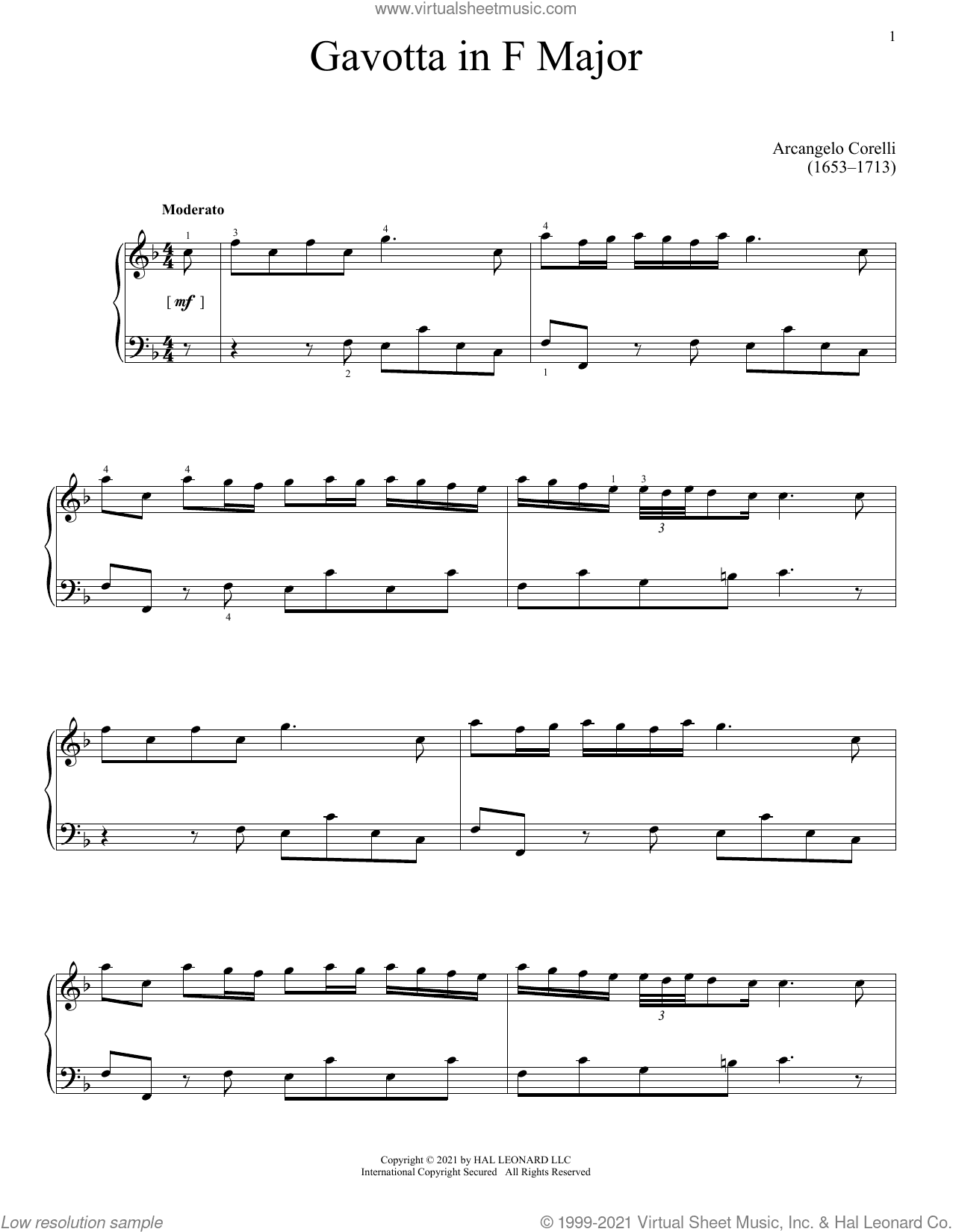 Gavotta In F Major