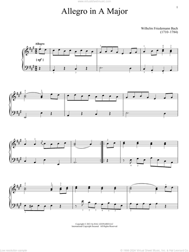 Allegro In A Major