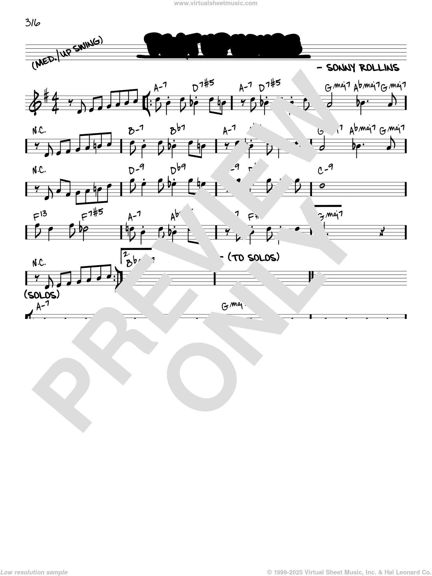 Pent Up House [Reharmonized version] (arr. Jack Grassel)