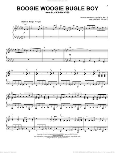 Boogie Woogie Bugle Boy [Jazz version] (arr. Brent Edstrom)