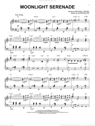 Moonlight Serenade [Jazz version] (arr. Brent Edstrom)
