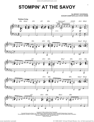Stompin' At The Savoy [Jazz version] (arr. Brent Edstrom)