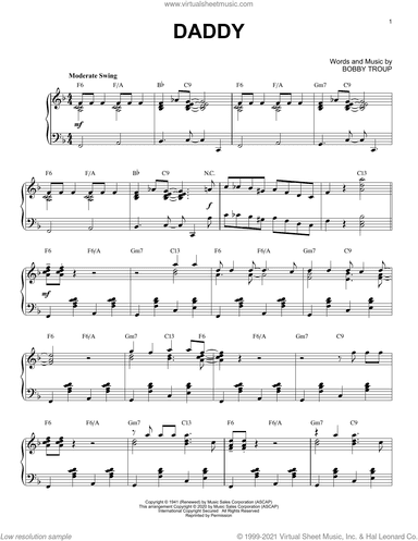 Daddy [Jazz version] (arr. Brent Edstrom)