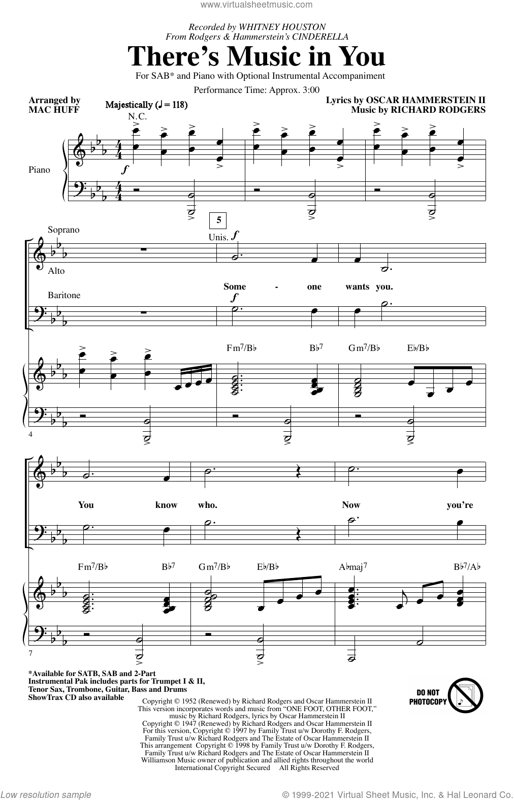 There's Music In You (from Cinderella) (arr. Mac Huff)