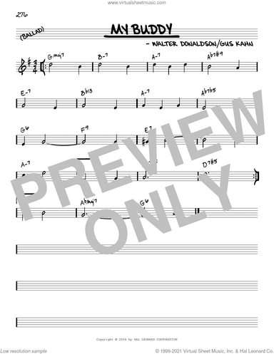 My Buddy [Reharmonized version] (arr. Jack Grassel)