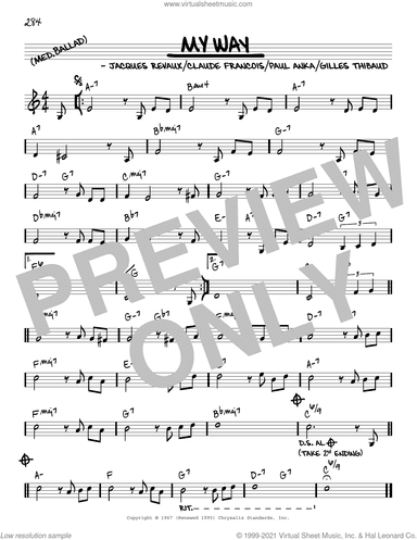 My Way [Reharmonized version] (arr. Jack Grassel)