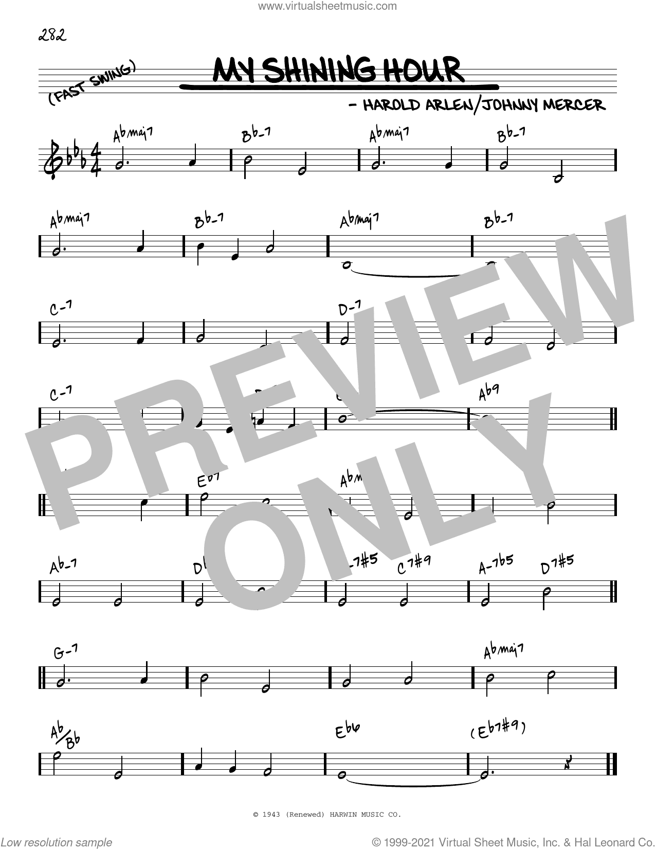My Shining Hour [Reharmonized version] (arr. Jack Grassel)