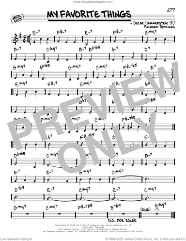 My Favorite Things [Reharmonized version] (from The Sound Of Music) (arr. Jack Grassel)