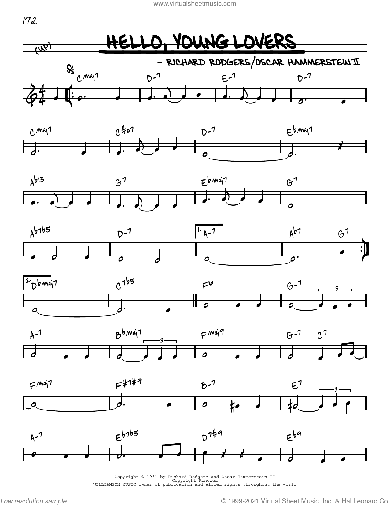Hello, Young Lovers [Reharmonized version] (from The King And I) (arr. Jack Grassel)