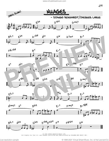 Nuages [Reharmonized version] (arr. Jack Grassel)