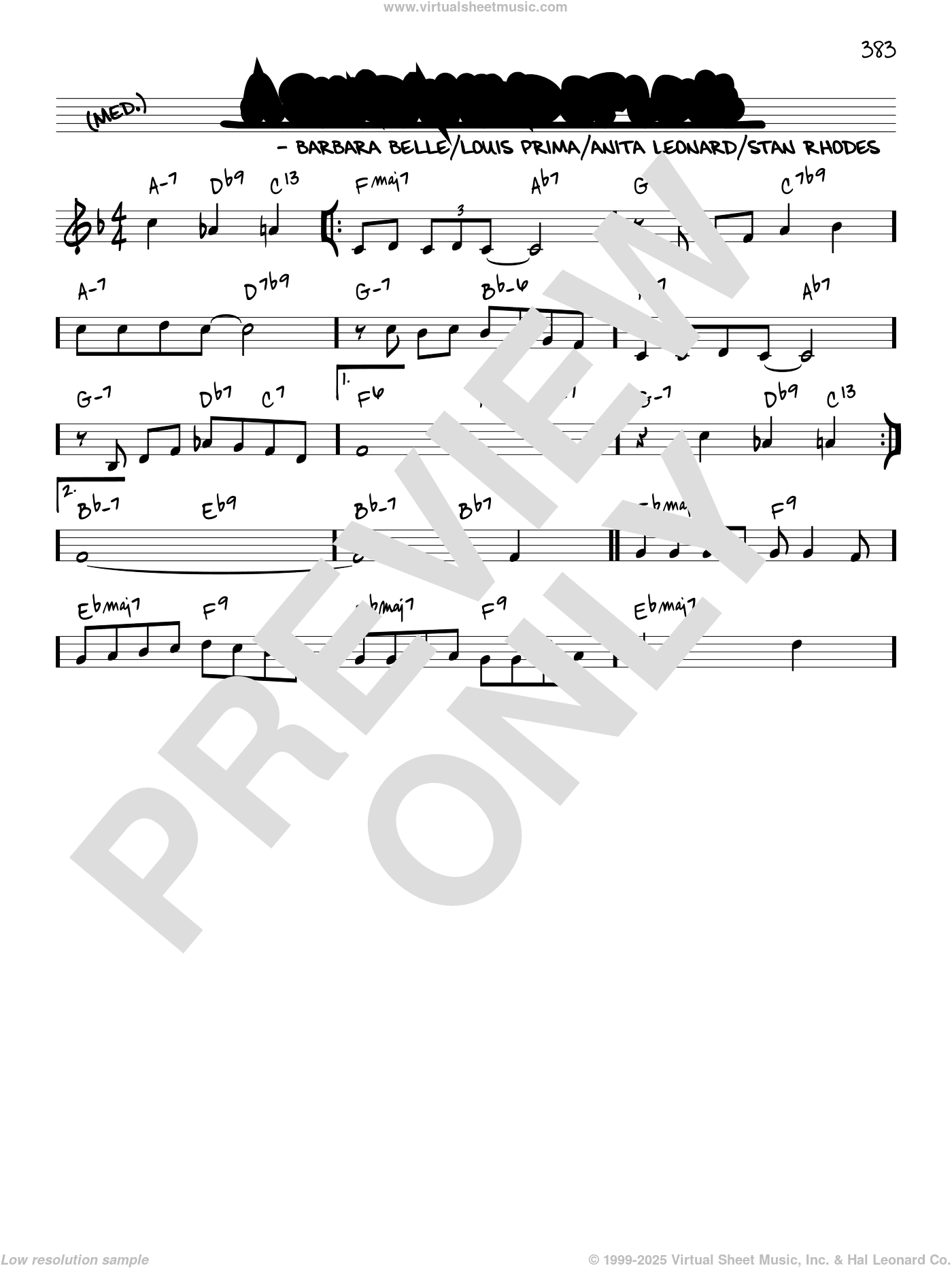 A Sunday Kind Of Love [Reharmonized version] (arr. Jack Grassel)