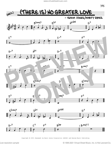 (There Is) No Greater Love [Reharmonized version] (arr. Jack Grassel)