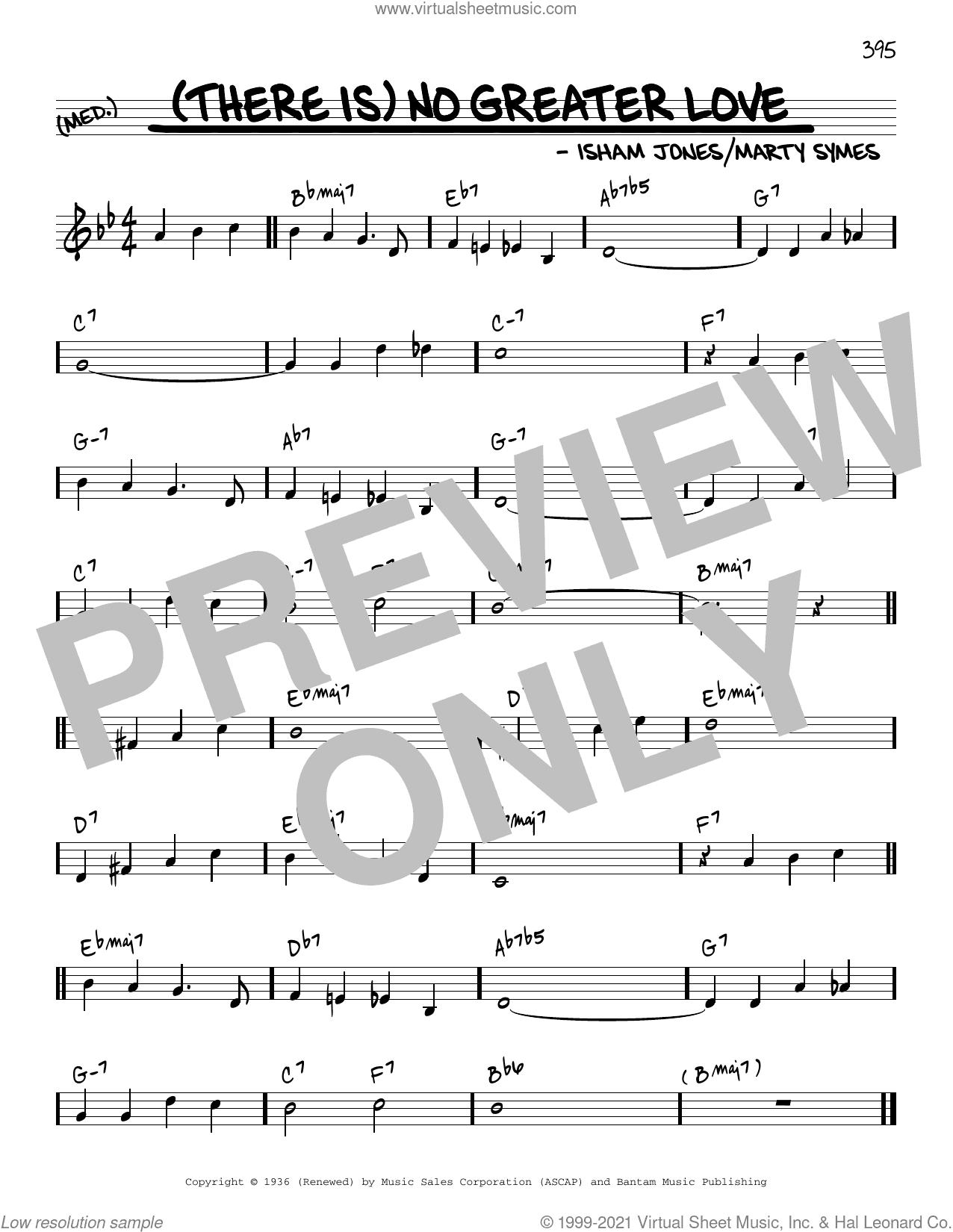 (There Is) No Greater Love [Reharmonized version] (arr. Jack Grassel)