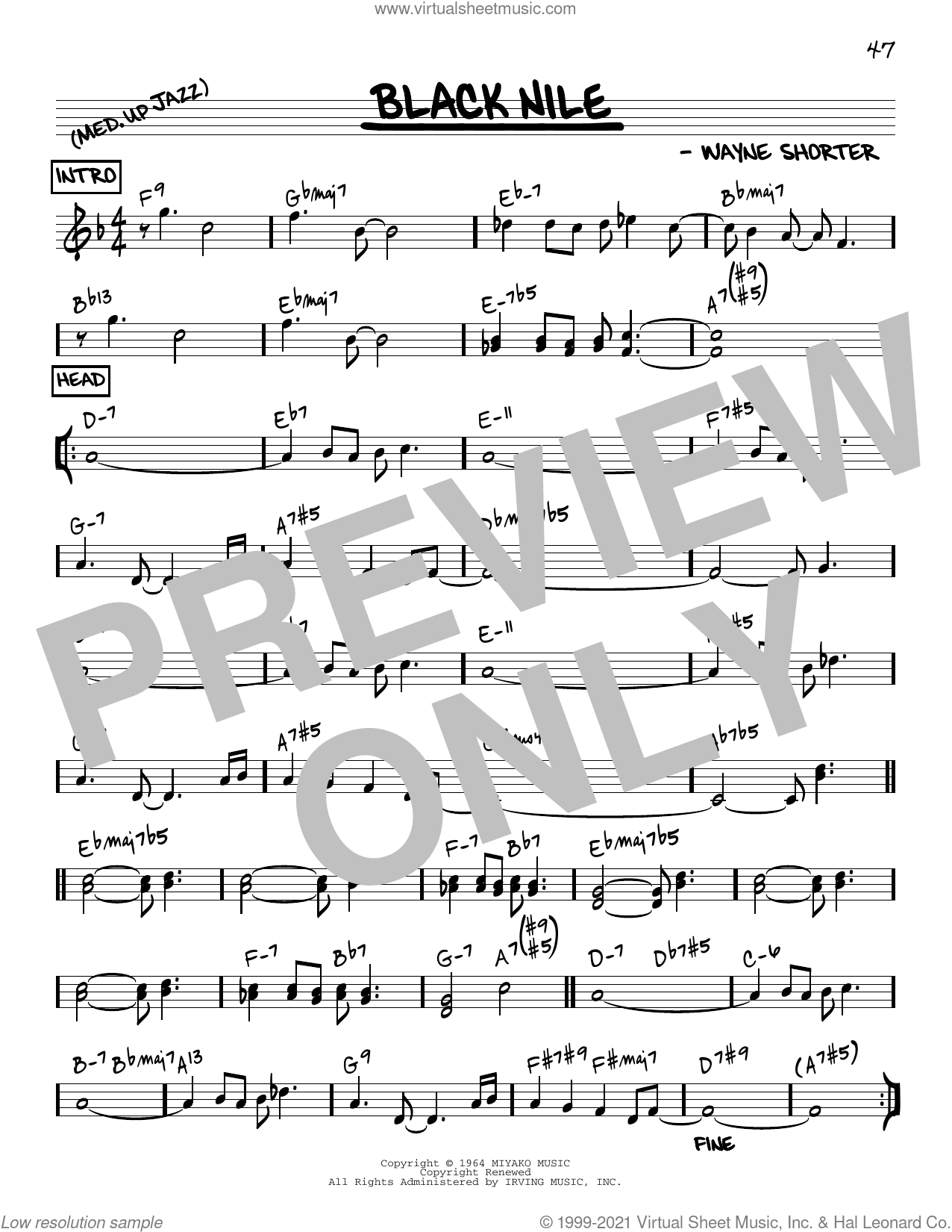 Black Nile [Reharmonized version] (arr. Jack Grassel)