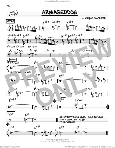 Armageddon [Reharmonized version] (arr. Jack Grassel)