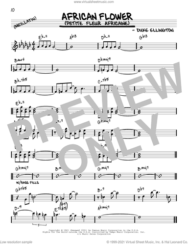 African Flower (Petite Fleur Africaine) [Reharmonized version] (arr. Jack Grassel)
