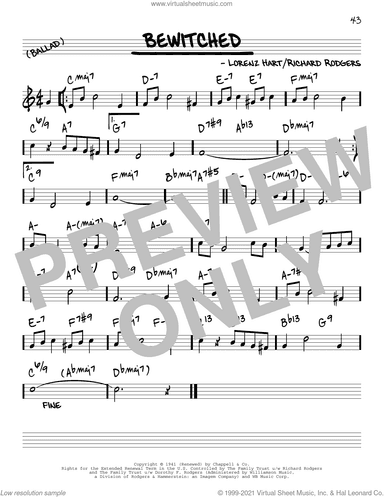 Bewitched [Reharmonized version] (arr. Jack Grassel)