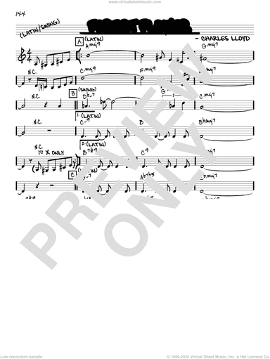 Forest Flower [Reharmonized version] (arr. Jack Grassel)