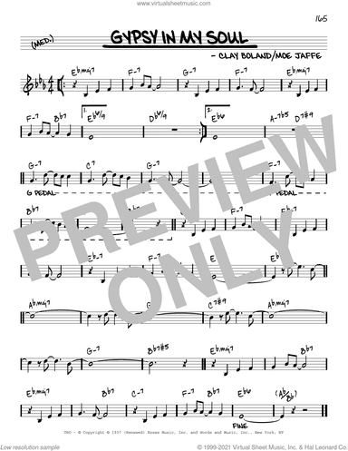 Gypsy In My Soul [Reharmonized version] (arr. Jack Grassel)