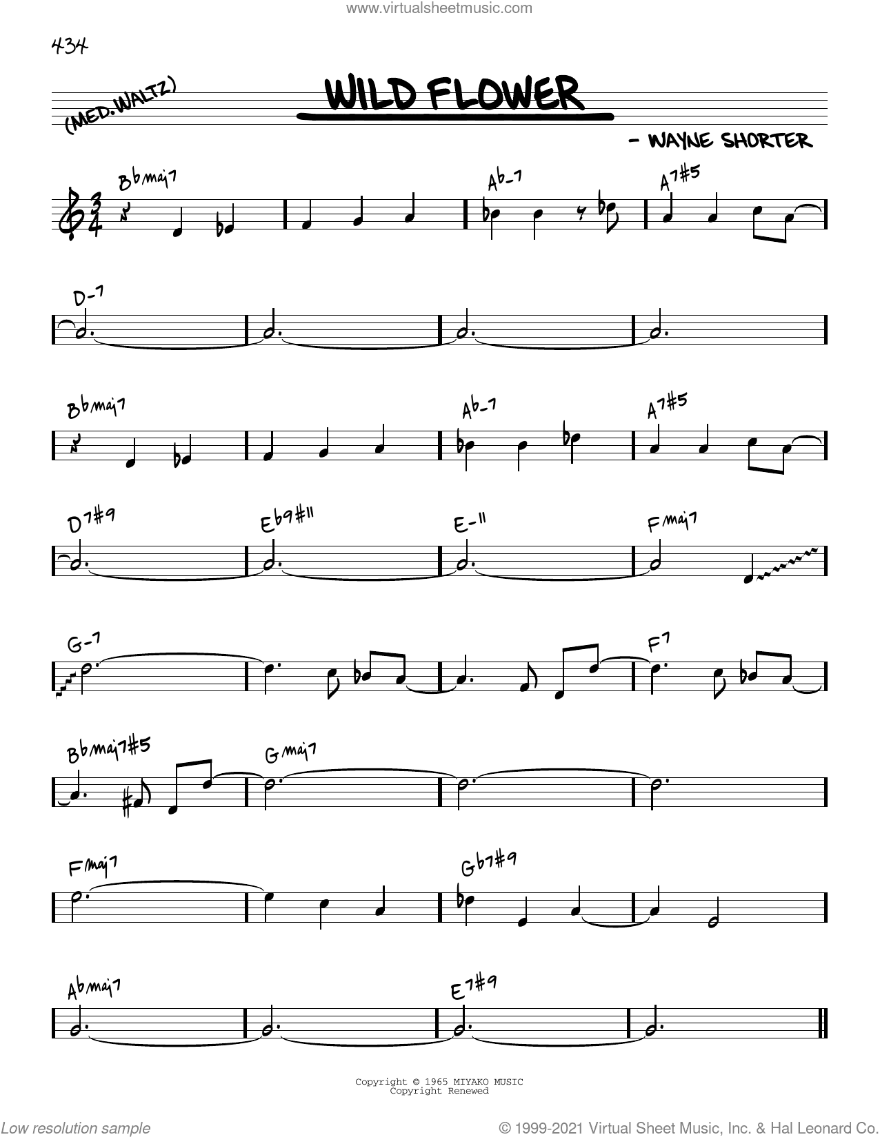 Wild Flower [Reharmonized version] (arr. Jack Grassel)
