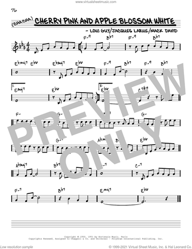 Cherry Pink And Apple Blossom White [Reharmonized version] (arr. Jack Grassel)