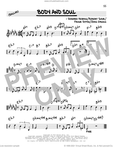 Body And Soul [Reharmonized version] (arr. Jack Grassel)