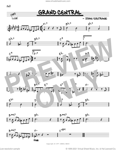 Grand Central [Reharmonized version] (arr. Jack Grassel)