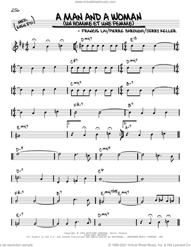 A Man And A Woman (Un Homme Et Une Femme) [Reharmonized version] (arr. Jack Grassel)