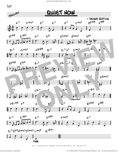 Quiet Now [Reharmonized version] (arr. Jack Grassel)