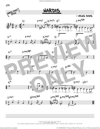 Nardis [Reharmonized version] (arr. Jack Grassel)