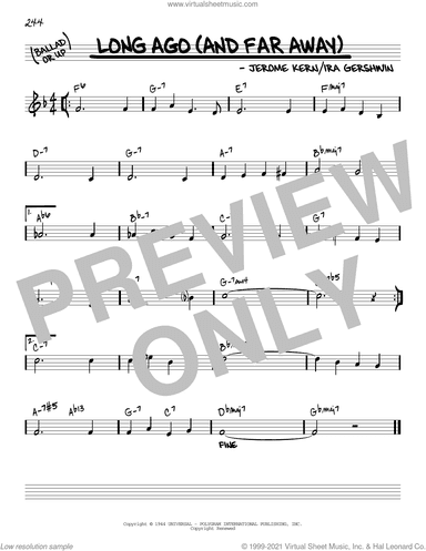 Long Ago (And Far Away) [Reharmonized version] (arr. Jack Grassel)
