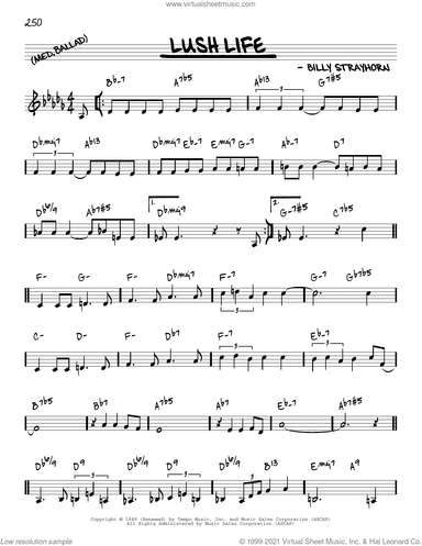 Lush Life [Reharmonized version] (arr. Jack Grassel)