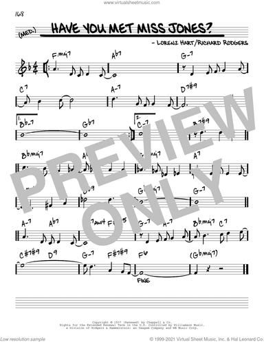 Have You Met Miss Jones? [Reharmonized version] (arr. Jack Grassel)