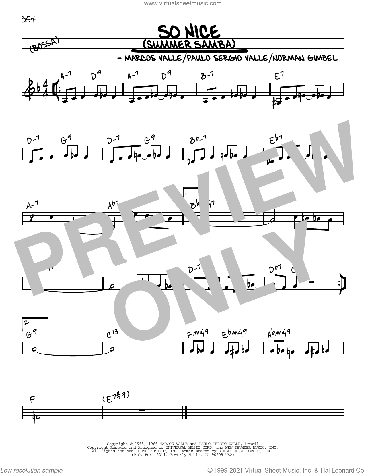 So Nice (Summer Samba) [Reharmonized version] (arr. Jack Grassel)