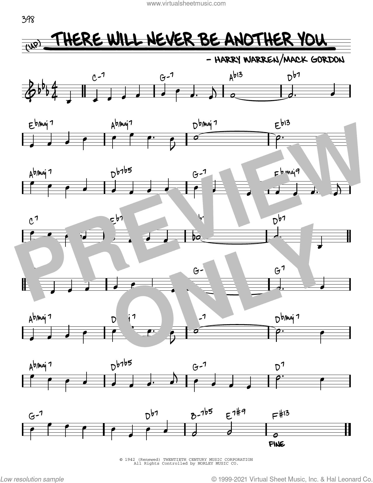 There Will Never Be Another You [Reharmonized version] (arr. Jack Grassel)